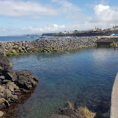 Seaside Azores With Natural Pool, Terrace & Barbecue * Capelas