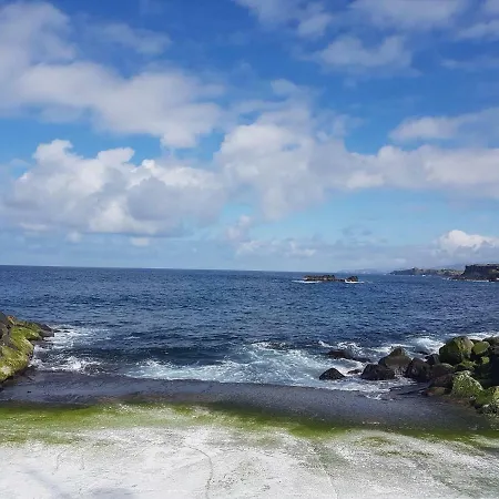 Seaside Azores With Natural Pool, Terrace & Barbecue * Capelas