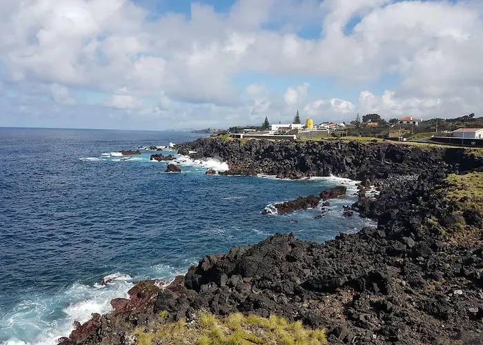 Seaside Azores With Natural Pool, Terrace & Barbecue * Capelas (Sao Miguel)